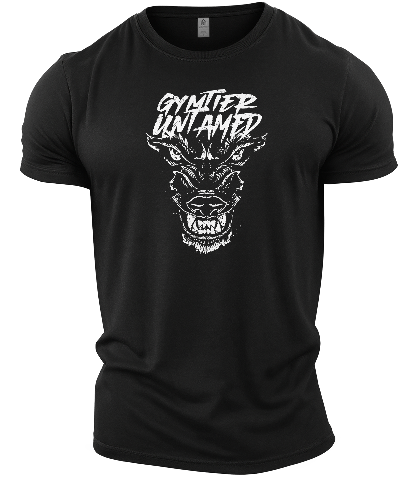 GYMTIER-UNTAMEDWOLFTOP-GD001 - BLAC
