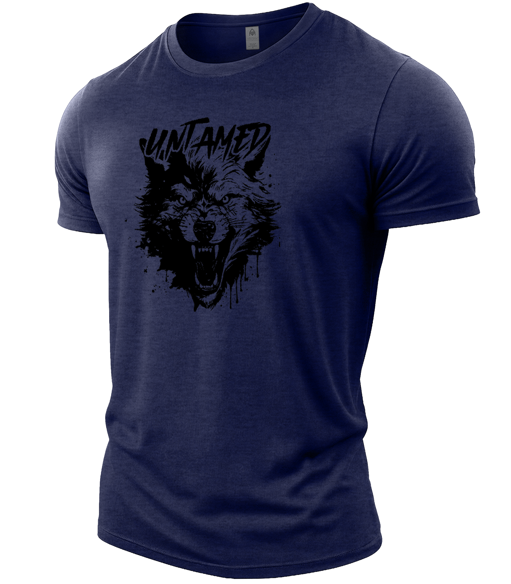 Heather Navy | Angle