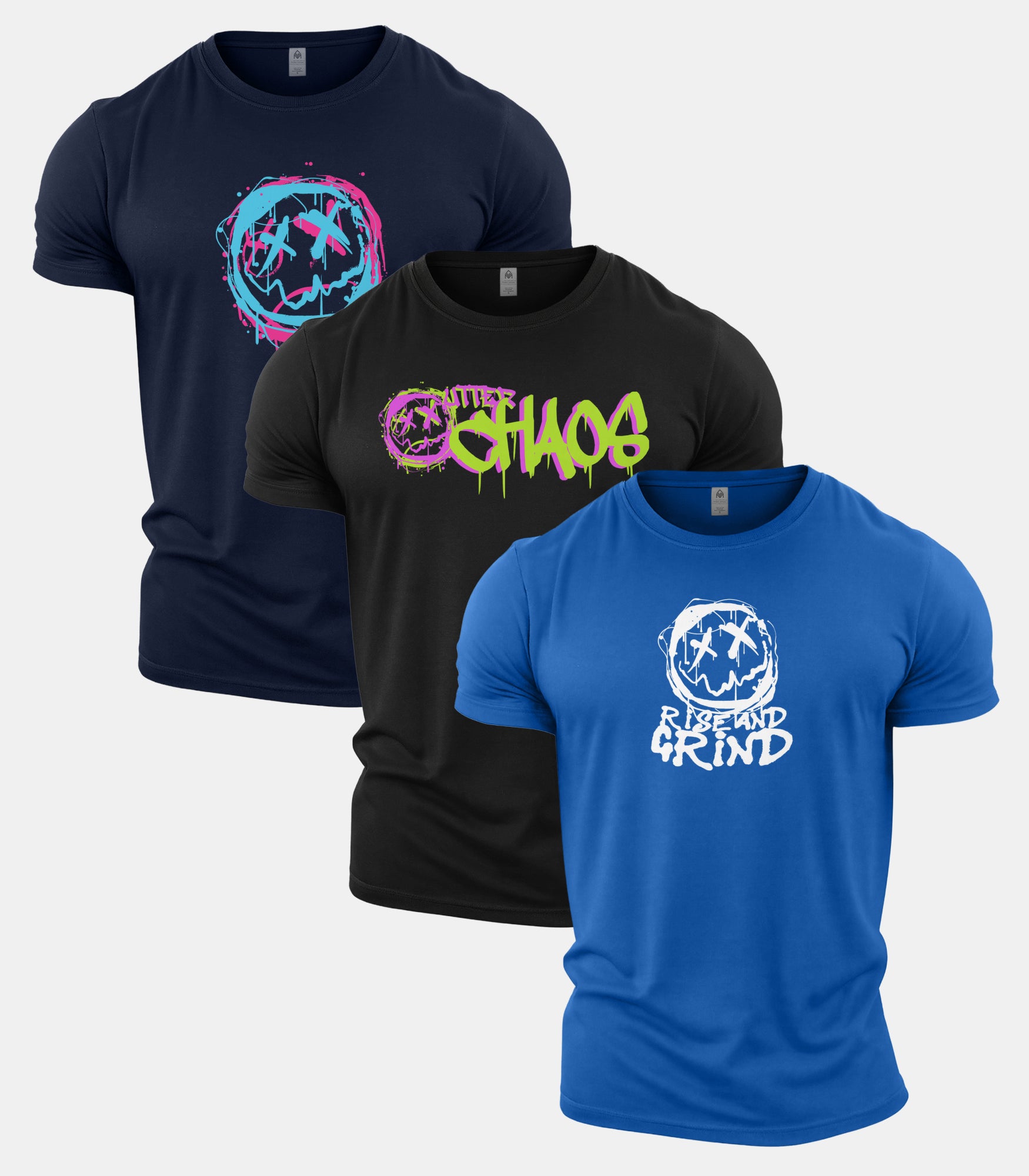 Twisted Chaos Gym T-Shirt 3 Pack