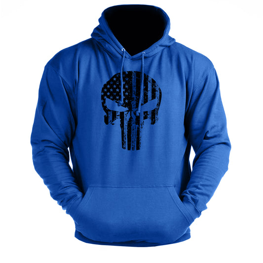 Skull USA - Gym Hoodie