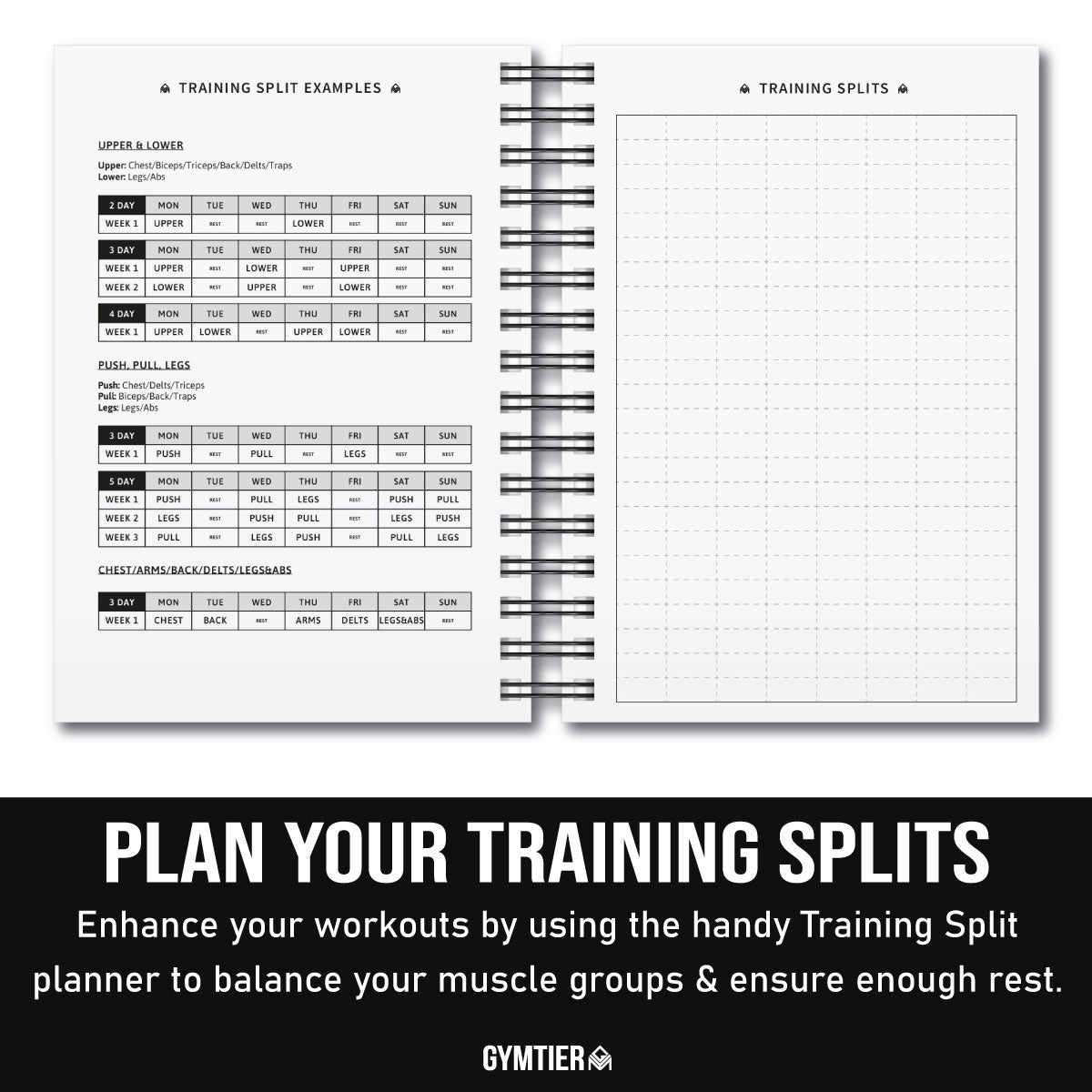 Gymtier Training Journal