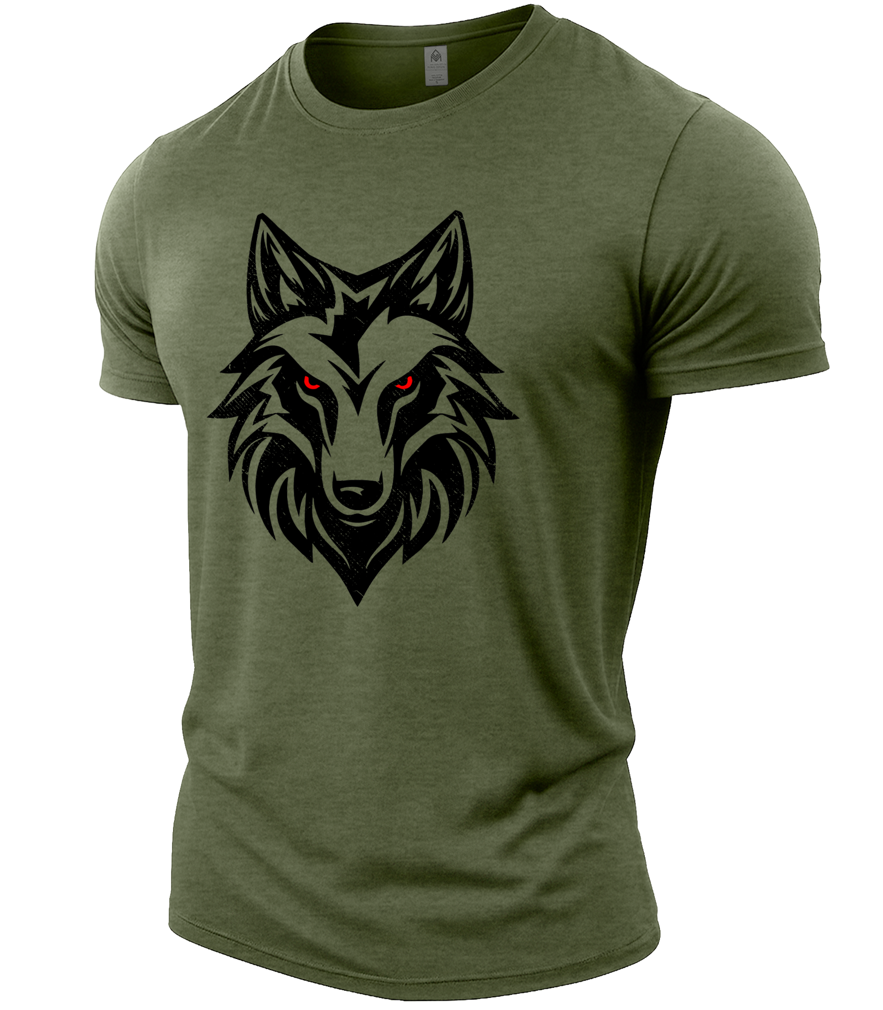 Heather Military Green | Angle