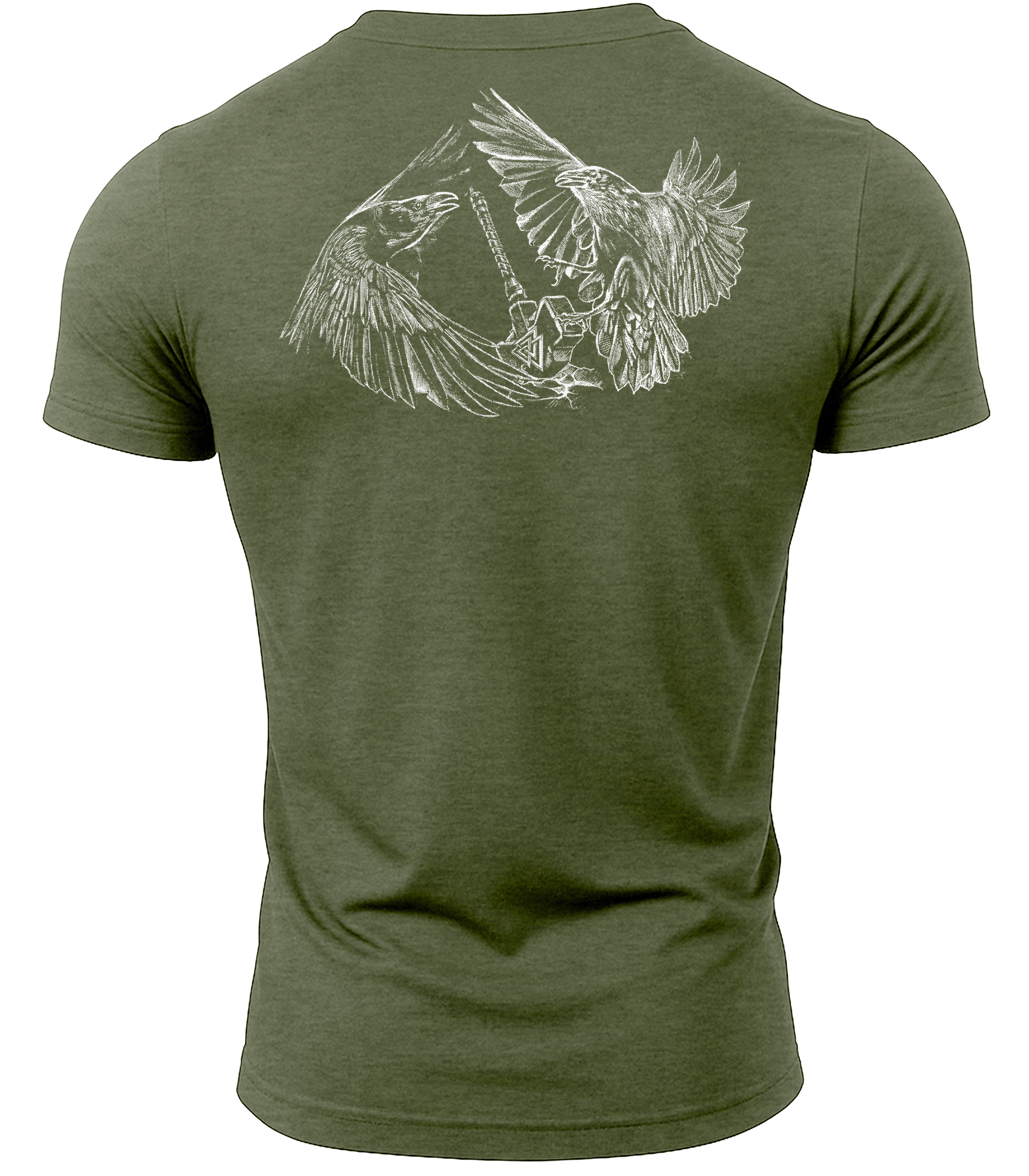Heather Military Green | Back