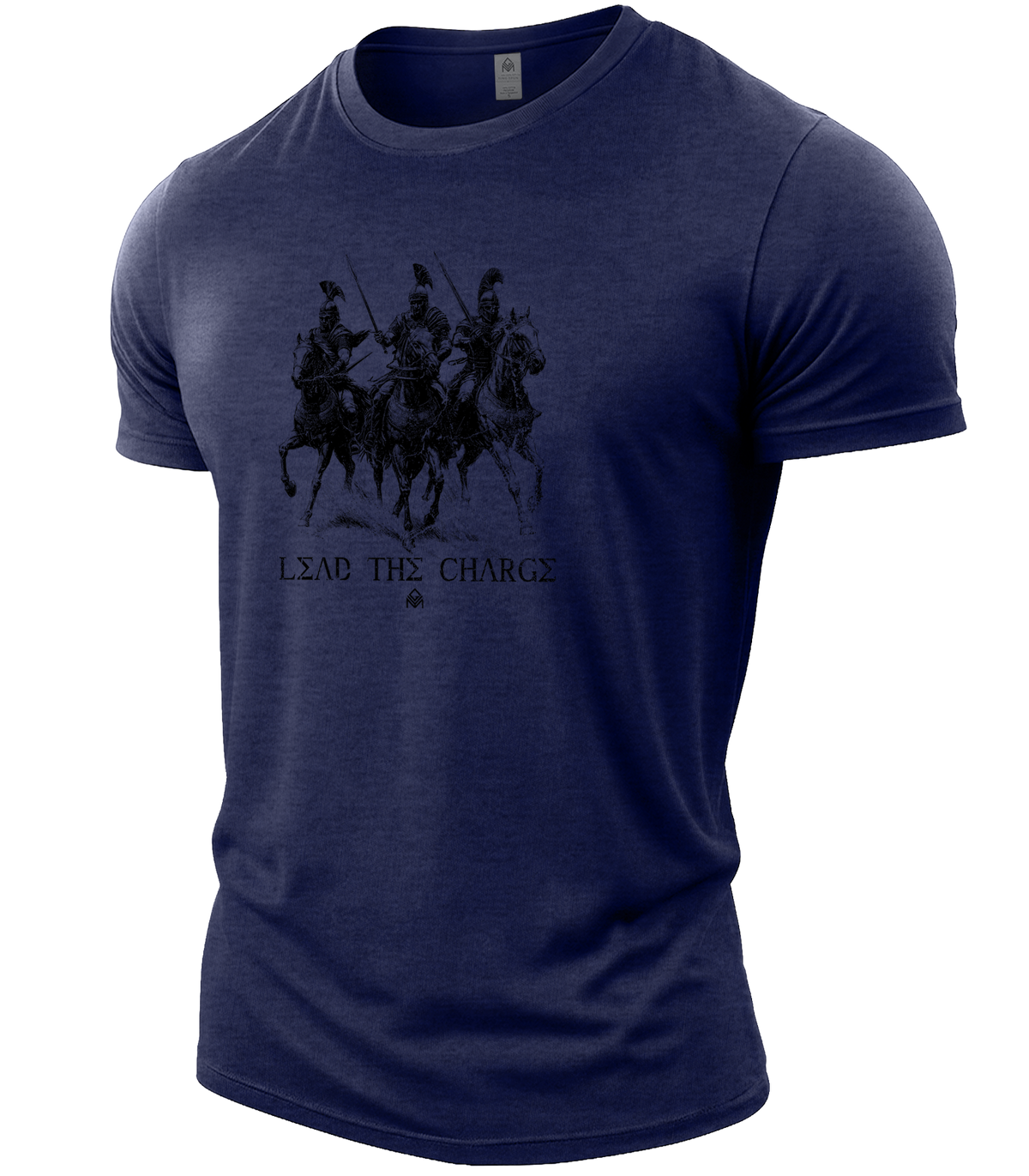 Heather Navy | Angle