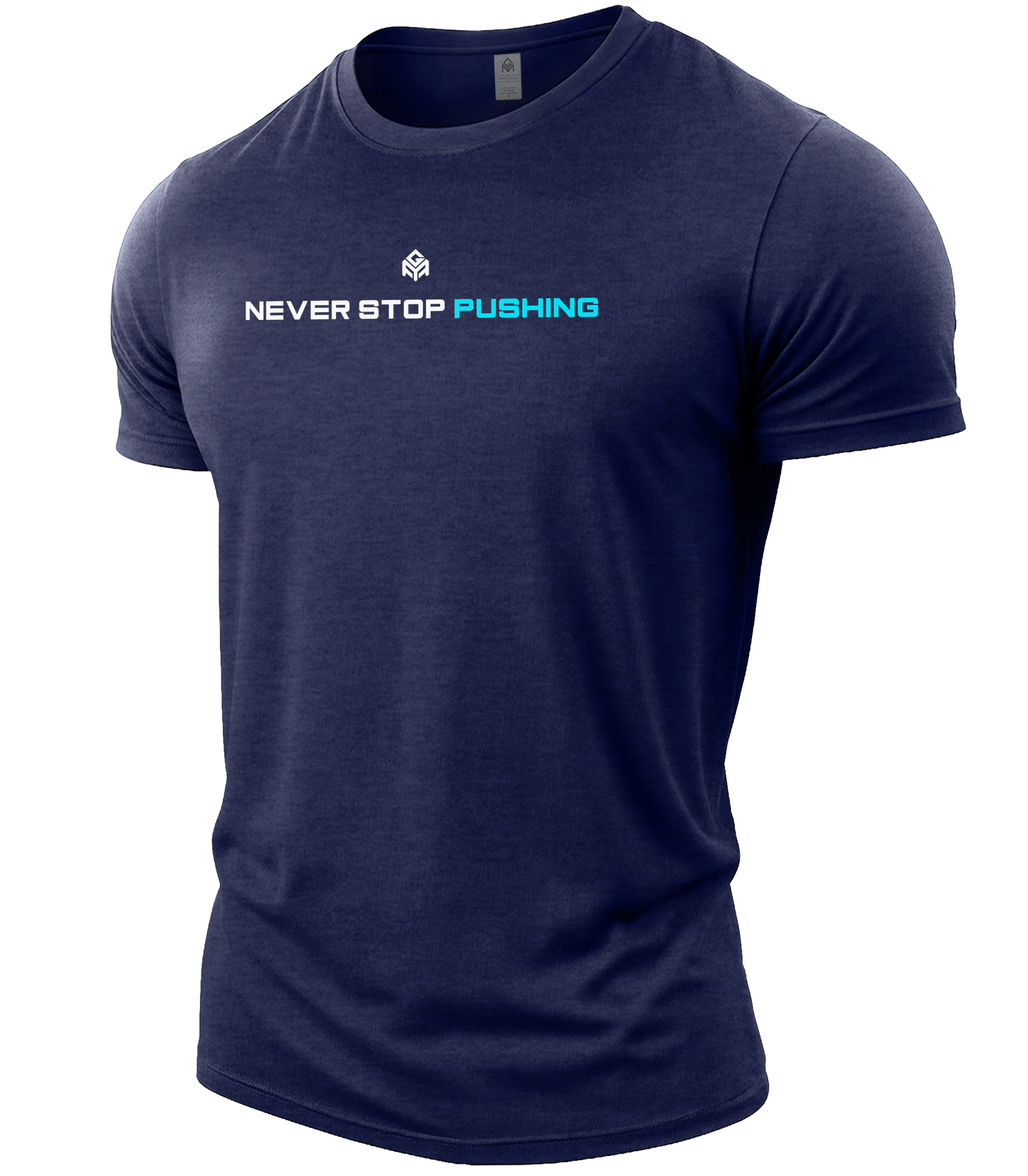 Heather Navy | Angle