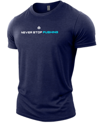 Heather Navy | Angle