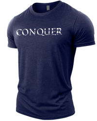 Heather Navy | Angle