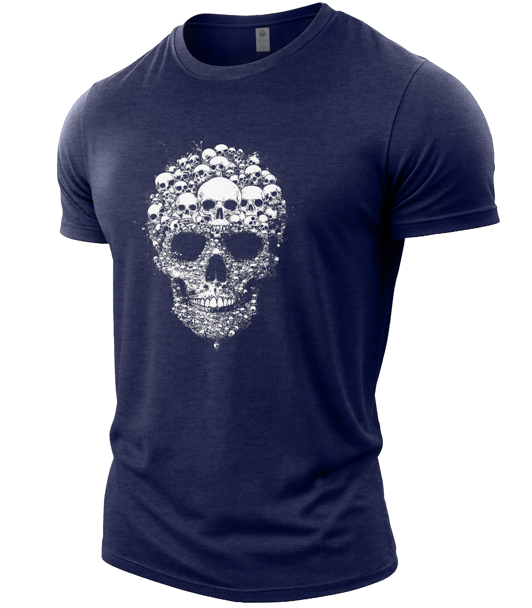 Heather Navy | Angle