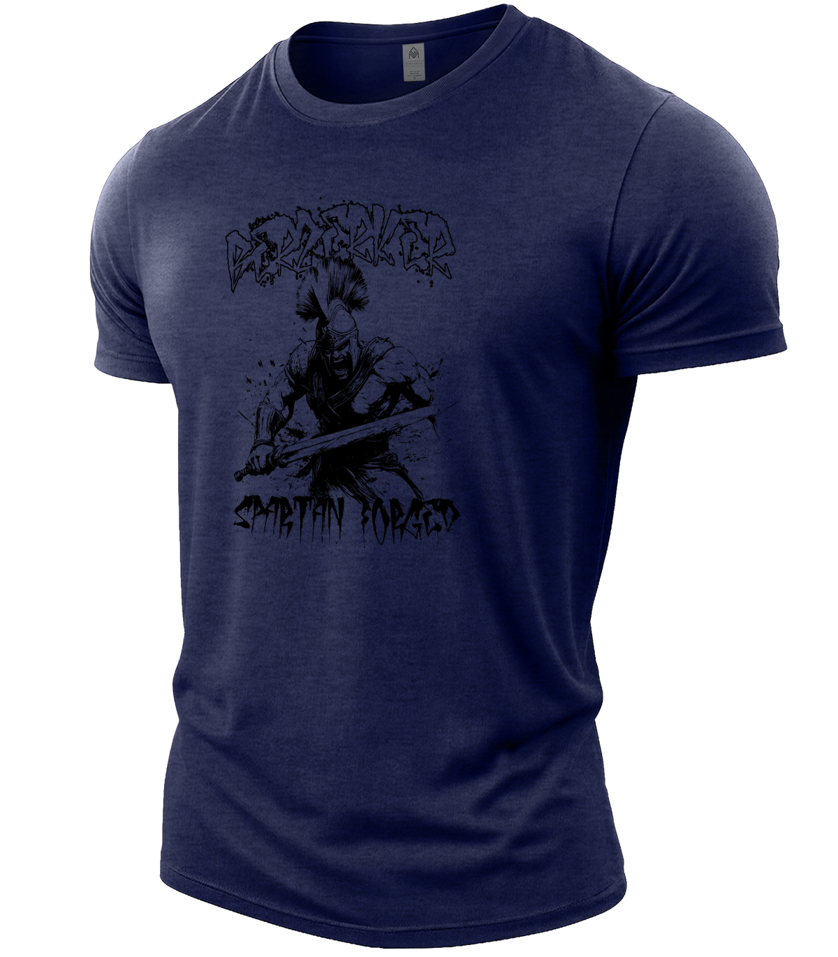 Heather Navy | Angle