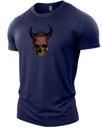 Heather Navy | Angle