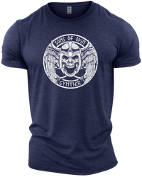 Heather Navy | Front