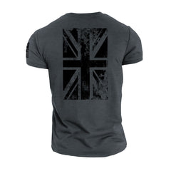 Union Jack - Gymtier Barbell Division Gym T-Shirt