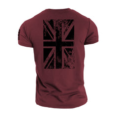 Union Jack - Gymtier Barbell Division Gym T-Shirt