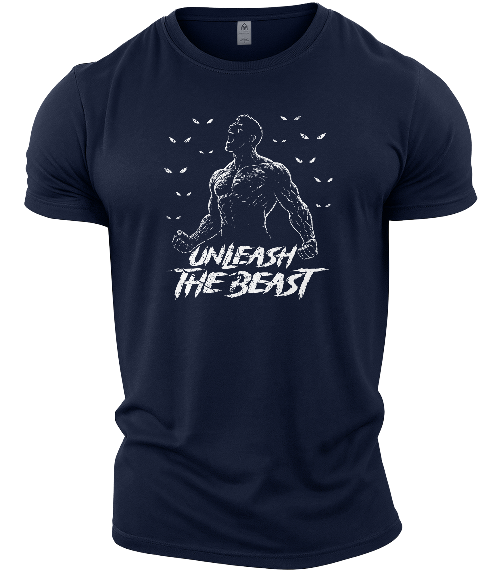 GYMTIER-TPOUNLEASHTHEBEAST-GD001 - NAVY