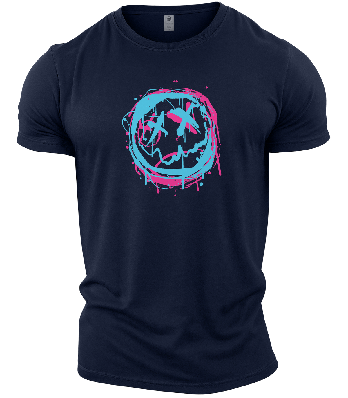 GYMTIER-TWISTEDSMILEY-GD001 - NAVY