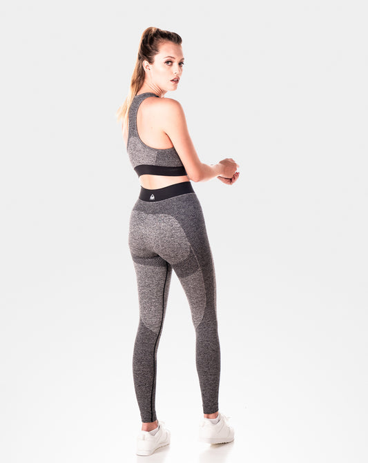 Womens Sculpt Grey Leggings