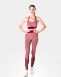 Womens Sculpt Red Sports Bra