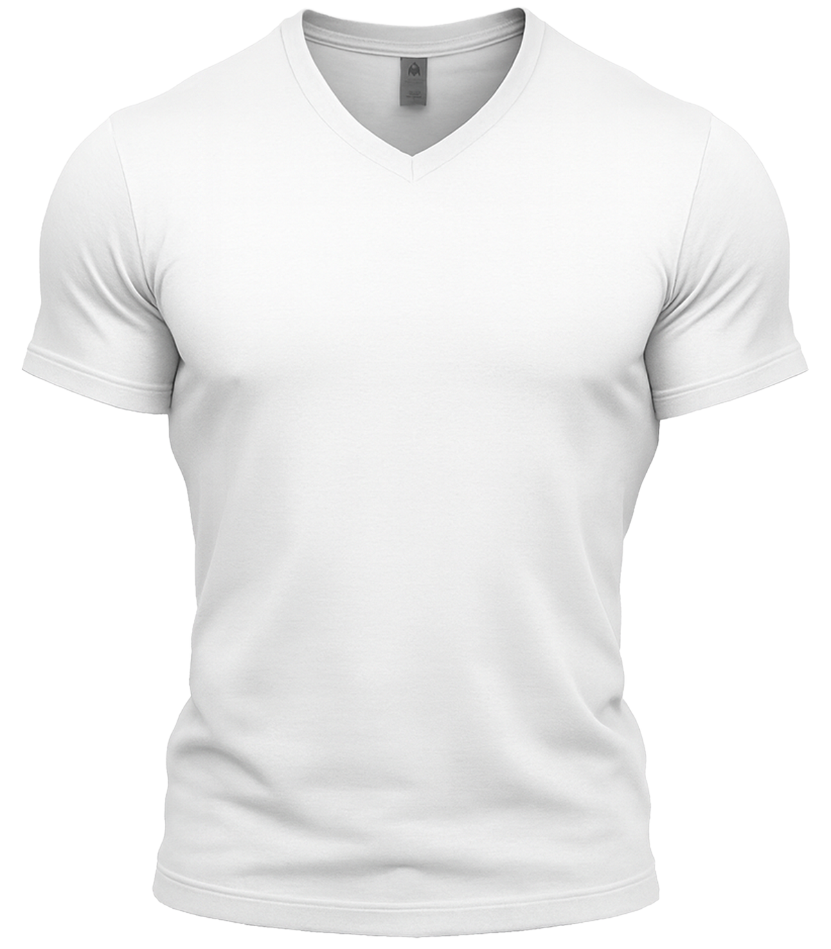 GYMTIER-VNECK-GD010 - WHIT