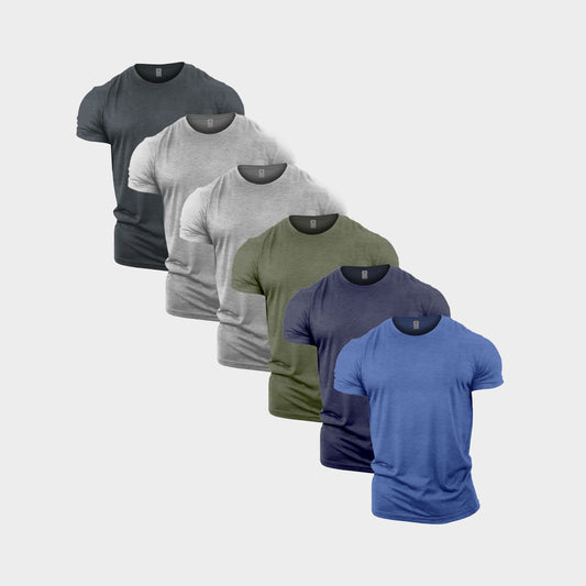 All Heather Crew Neck T-Shirt 6 Pack