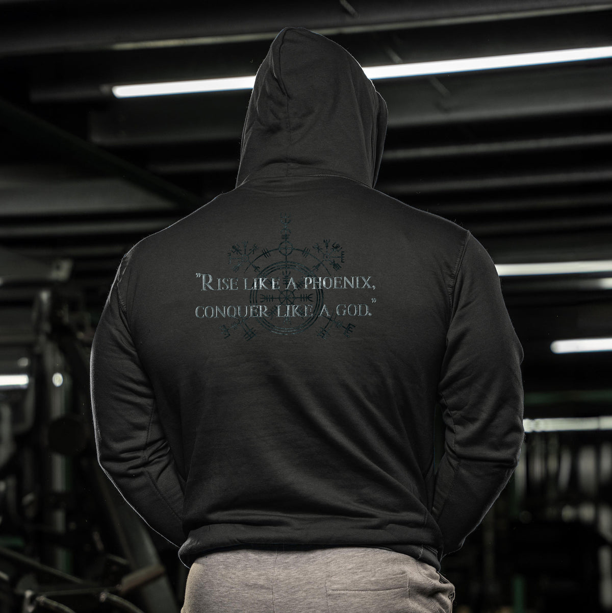 Atlas Strength Rise Like A Pheonix - Gym Hoodie