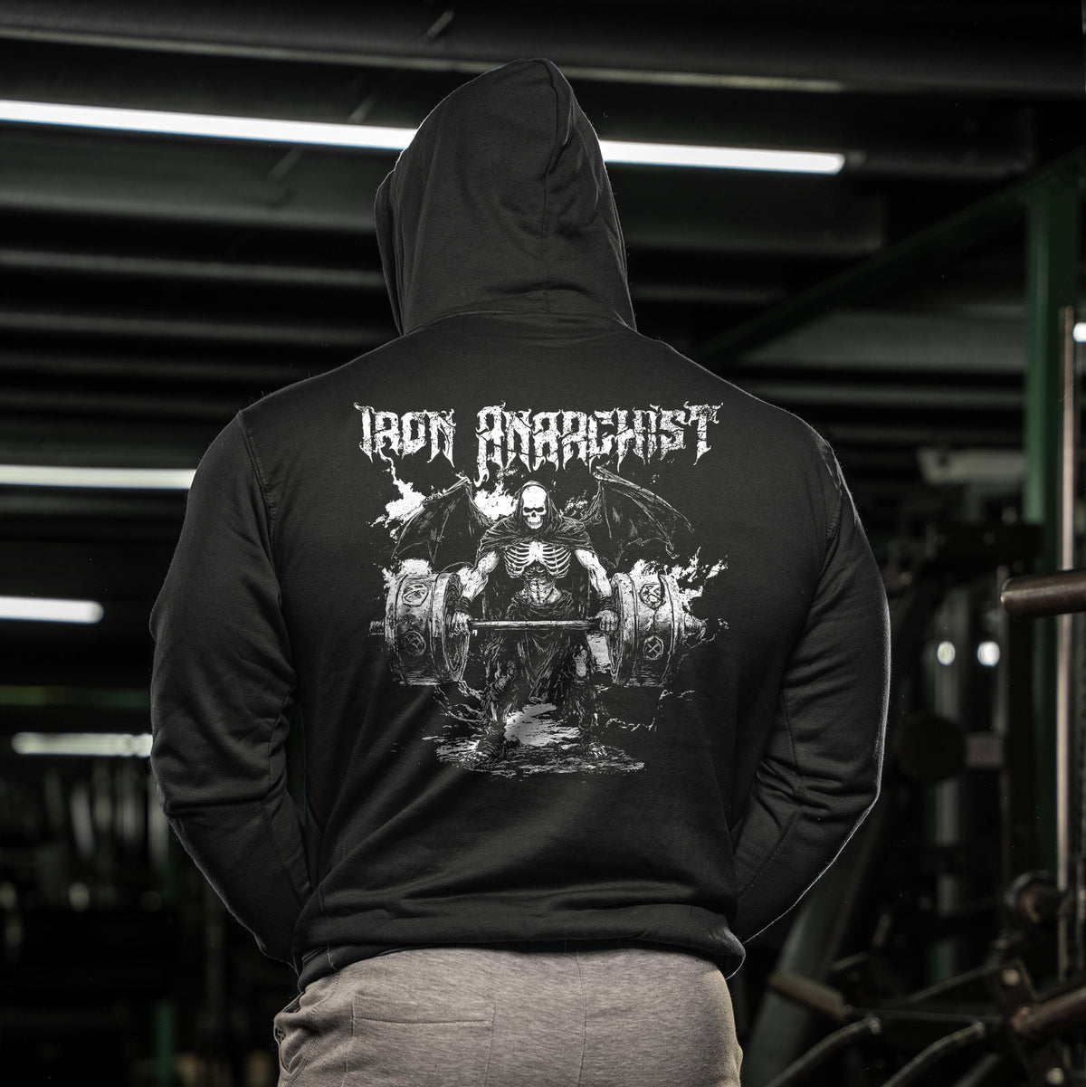 Iron Anarchist Deadlift- Gym Hoodie