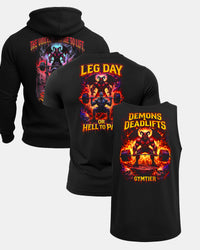 Demons & Deadlifts Hoodie Tee Vest 3 Pack