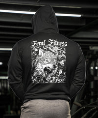 Feral Fitness Wolf - Gym Hoodie