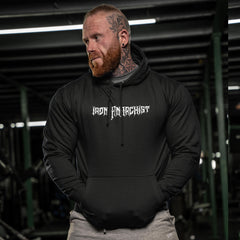 Iron Anarchist Devil's Skull- Gym Hoodie