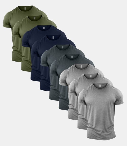 Essentials Crew Neck T-Shirt 9 Pack