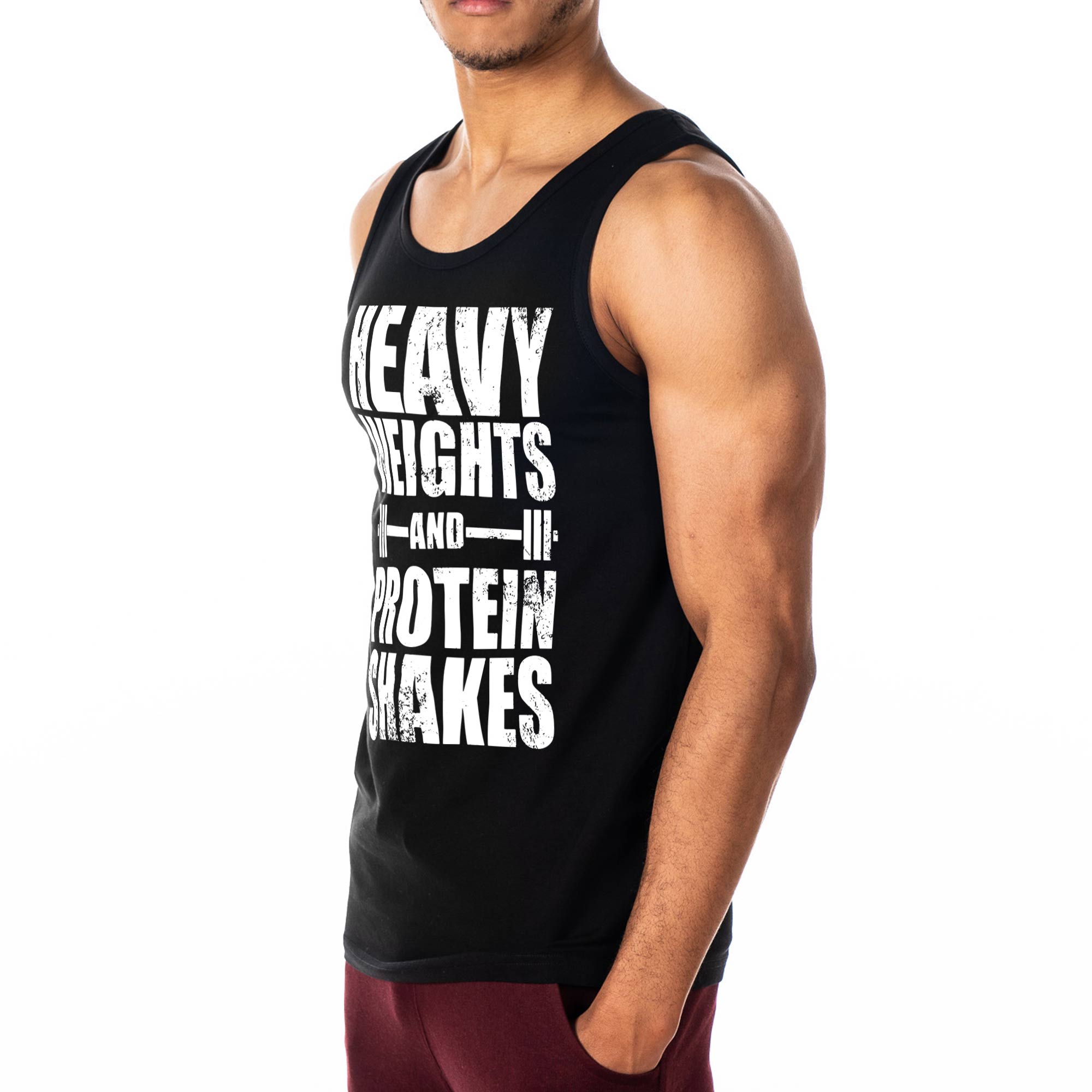 Heavy Weights & Protein Shakes Gym Vest
