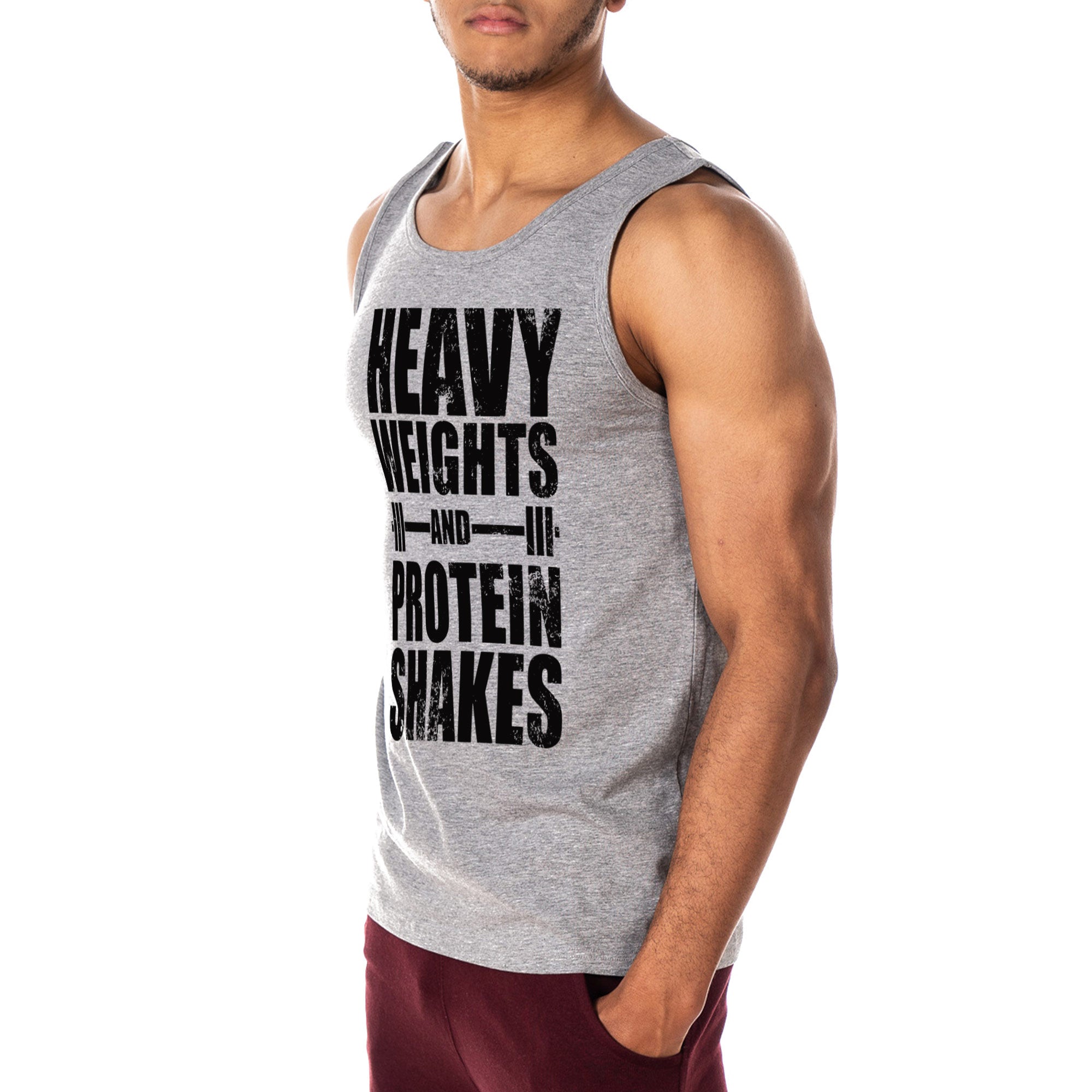 Heavy Weights & Protein Shakes Gym Vest