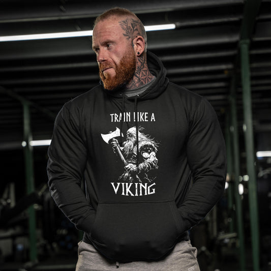 Sons Of Odin Train Like A Viking - Gym Hoodie