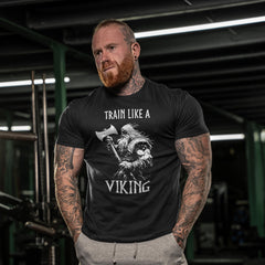 Sons Of Odin Train Like A Viking - Gym T-Shirt