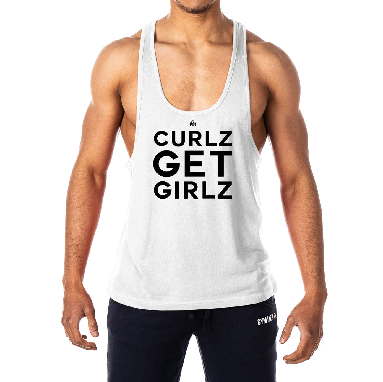 Curlz Get Girlz Mens Stringer Tank Top