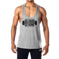 Go Hard Or Go Home Mens Stringer Tank Top