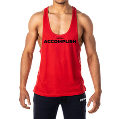 Accomplish Mens Stringer Tank Top