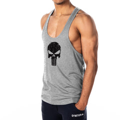 Skull Mens Stringer Tank Top