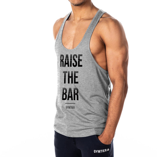 Raise The Bar Mens Stringer Tank Top