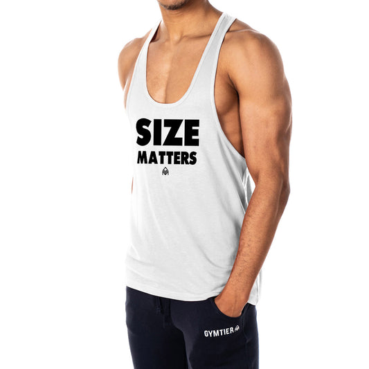 Size Matters Mens Stringer Tank Top