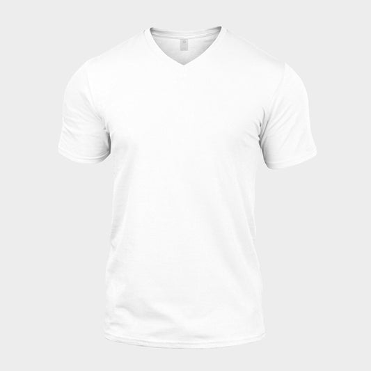 White V-Neck