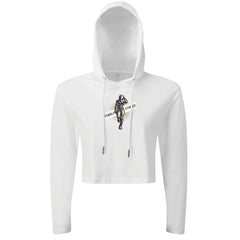 Strong Woman Female Fitness - Cropped Hoodie