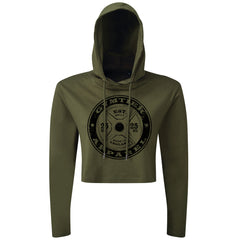 GYMTIER Barbell - Cropped Hoodie