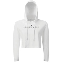 Never Stop Lifting - Cropped Hoodie