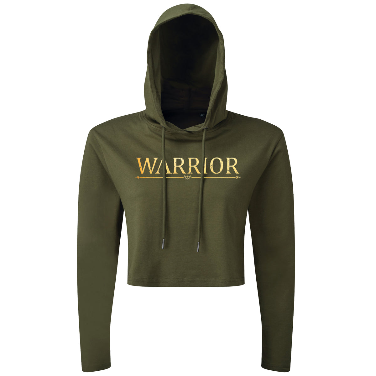 Warrior Gold - Spartan Forged - Cropped Hoodie
