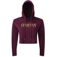 Spartan Gold - Spartan Forged - Cropped Hoodie