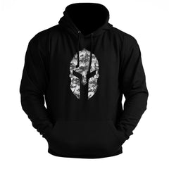 Spartan Helmet Winter Camo - Spartan Forged - Gym Hoodie