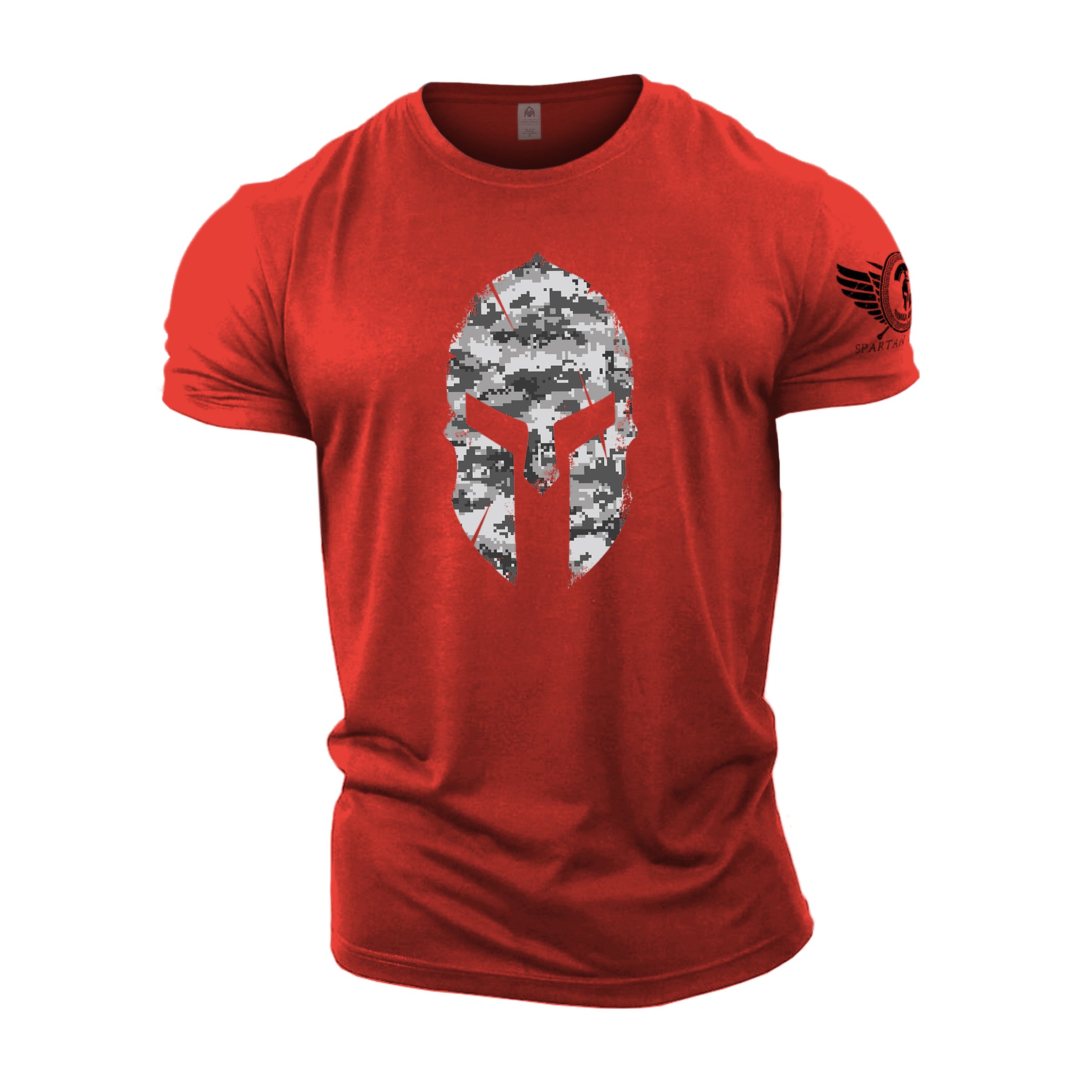 Spartan Helmet Winter Camo - Spartan Forged - Gym T-Shirt