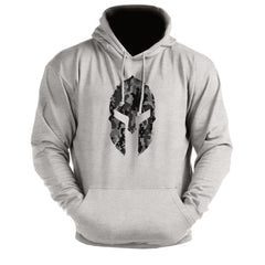 Spartan Helmet Hex Camo - Spartan Forged - Gym Hoodie