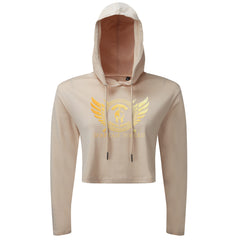 Spartan Forged Chest Emblem Gold - Spartan Forged - Cropped Hoodie