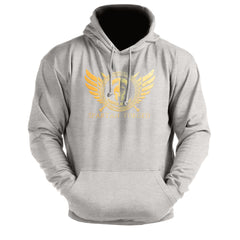 Spartan Forged Chest Emblem Gold - Spartan Forged - Gym Hoodie